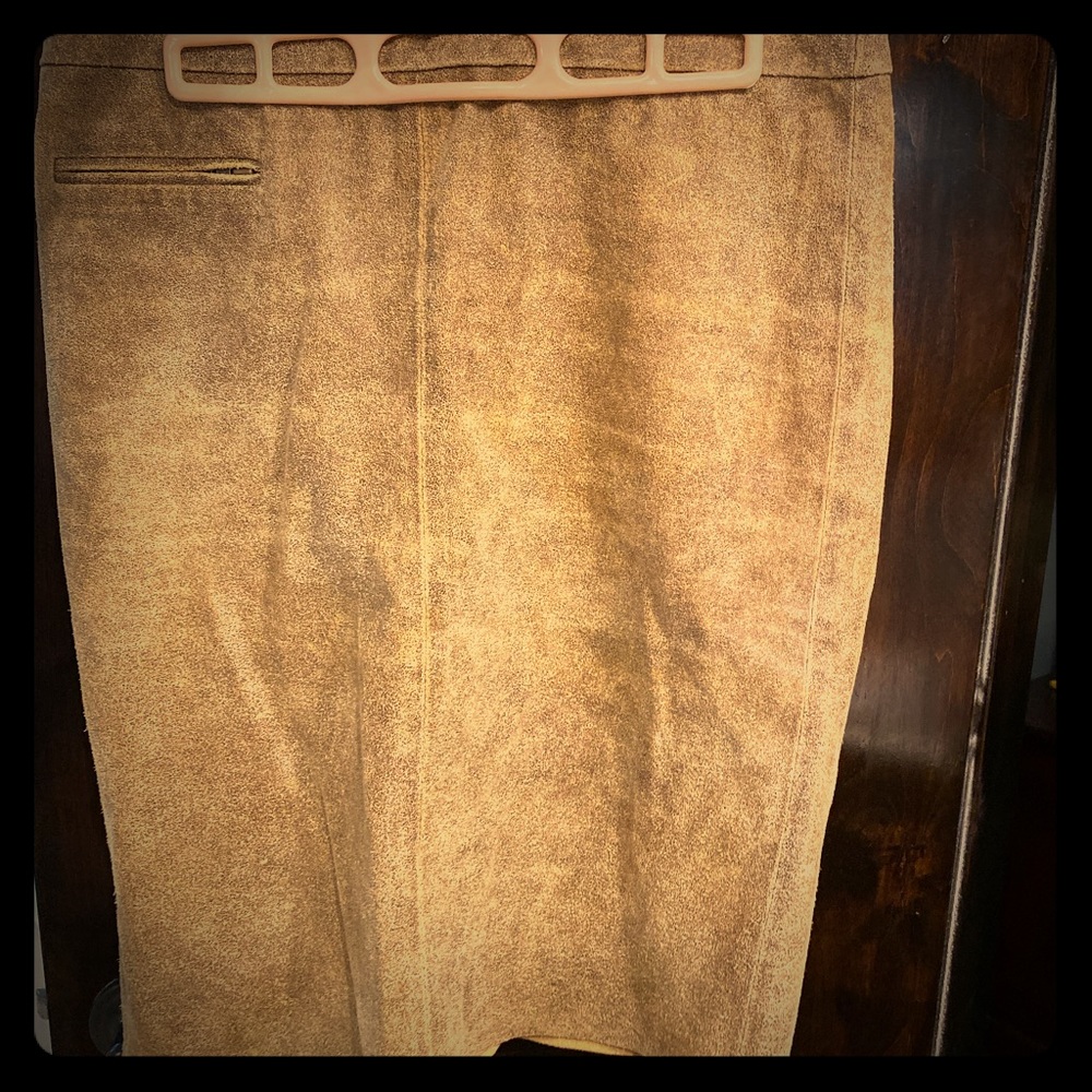 BCBG Maxazria Leather Skirt